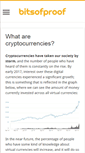 Mobile Screenshot of bitsofproof.com