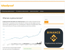 Tablet Screenshot of bitsofproof.com